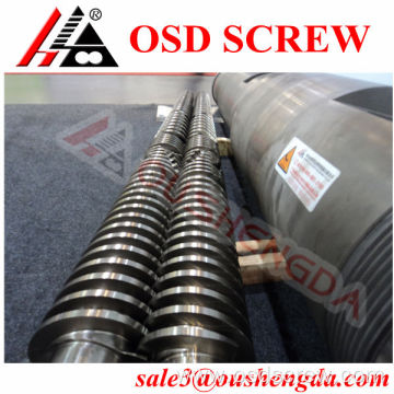 alloy extruder conical screw barrel